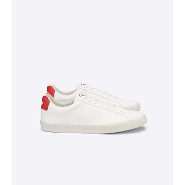 Zapatillas Veja ESPLAR CHROMEFREE Hombre White/Red | España 307KOR